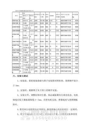 脫水振動篩說明書 脫水振動篩說明書